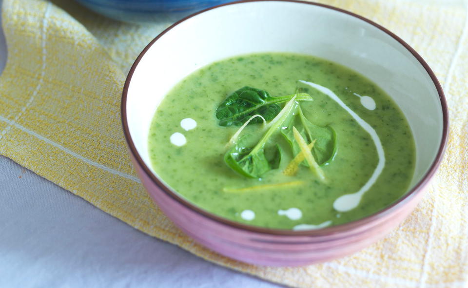 Spinat-Sellerie-Suppe