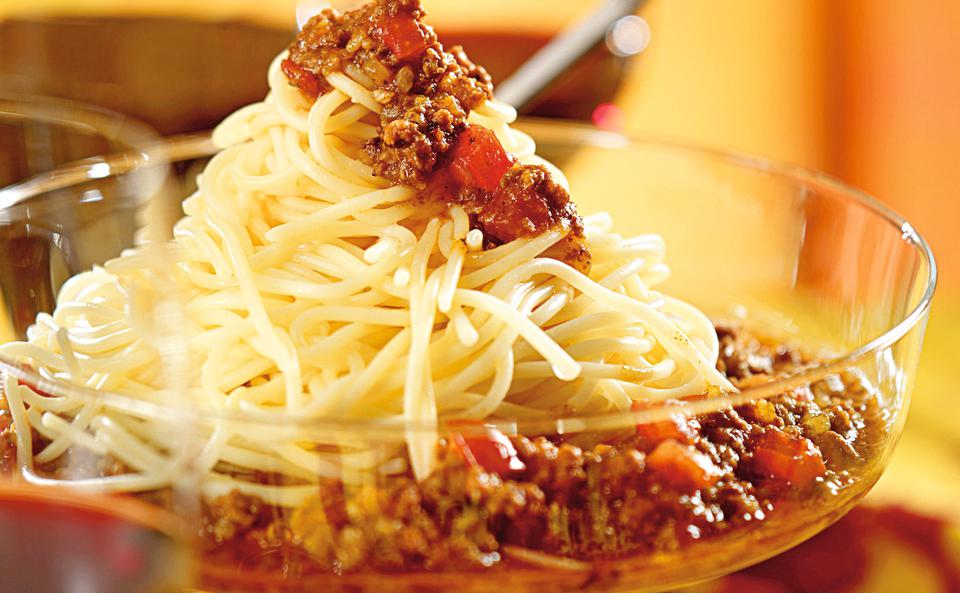 Spaghettini mit Fleischsauce