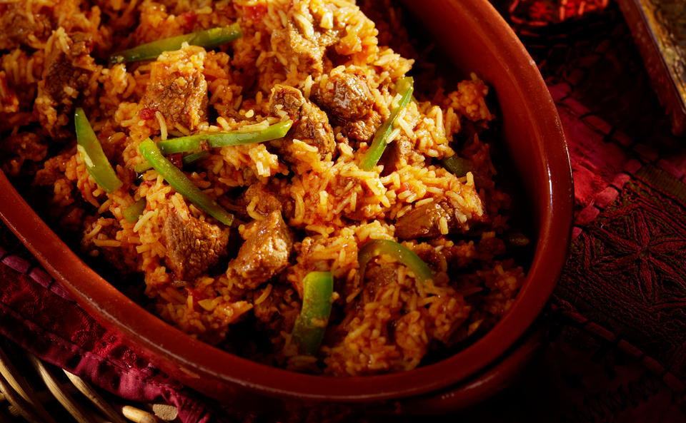 Arabisches Reisfleisch mit Lamm