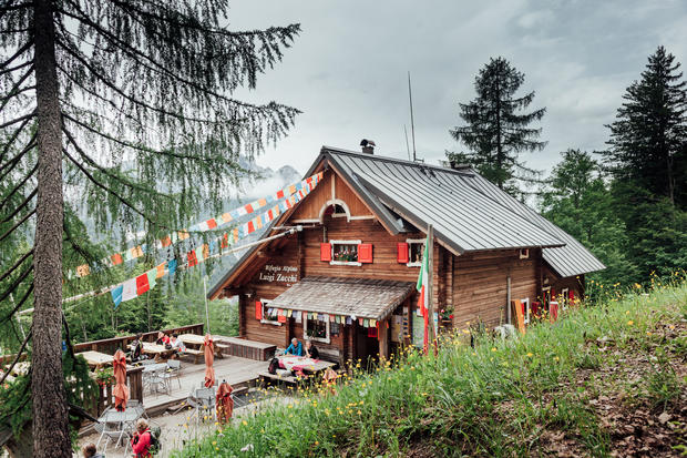 Bild: Rifugio Zacchi Villach Tourismus Hüttenkult 2018