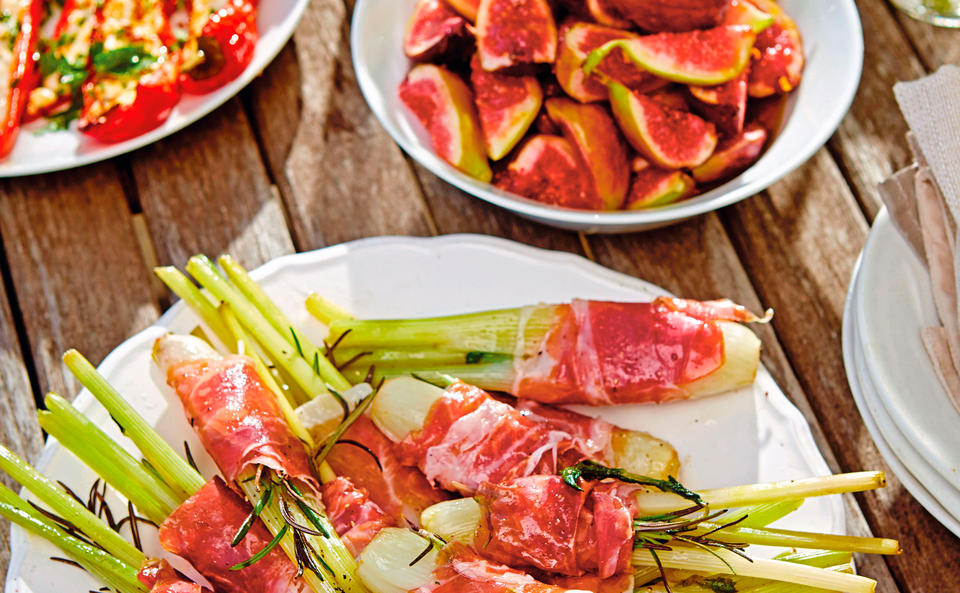 Fenchel mit Prosciutto und Feigensalat