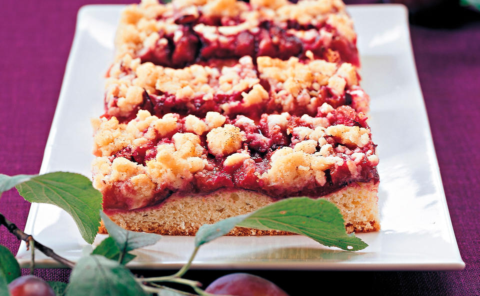 Zwetschkenfleck mit Streusel