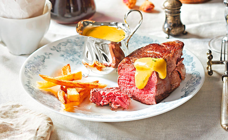 Steak frites mit Sauce bérnaise