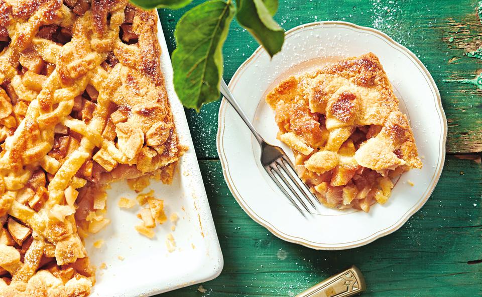 Mürbteigkuchen mit Apfel-Birnenfülle