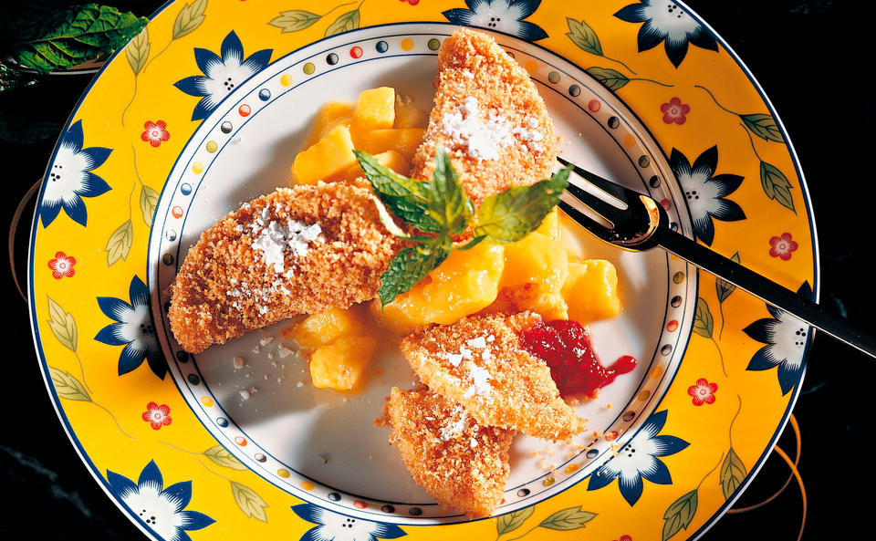 Himbeertascherl mit Butterbröseln