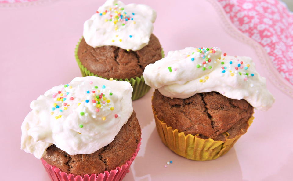 Bananen-Schoko-Cupcakes