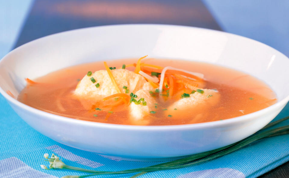 Butternockerlsuppe mit Gemüse