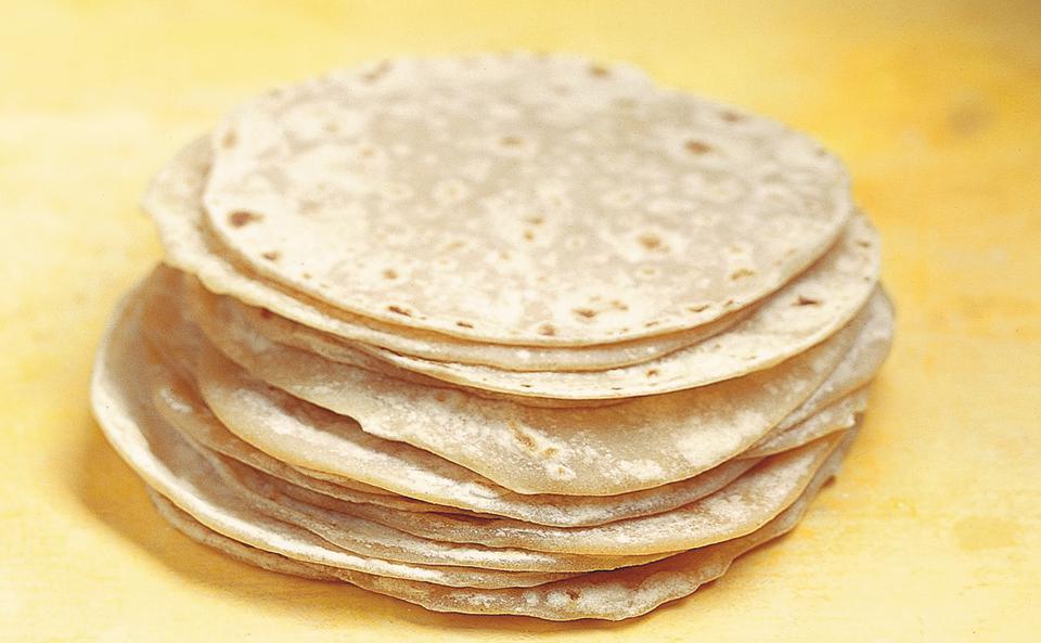 Selbstgemachte Weizen-Tortillas