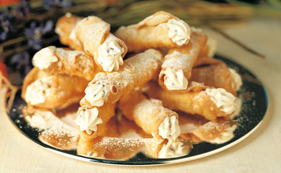 Klassische sizilianische Cannoli