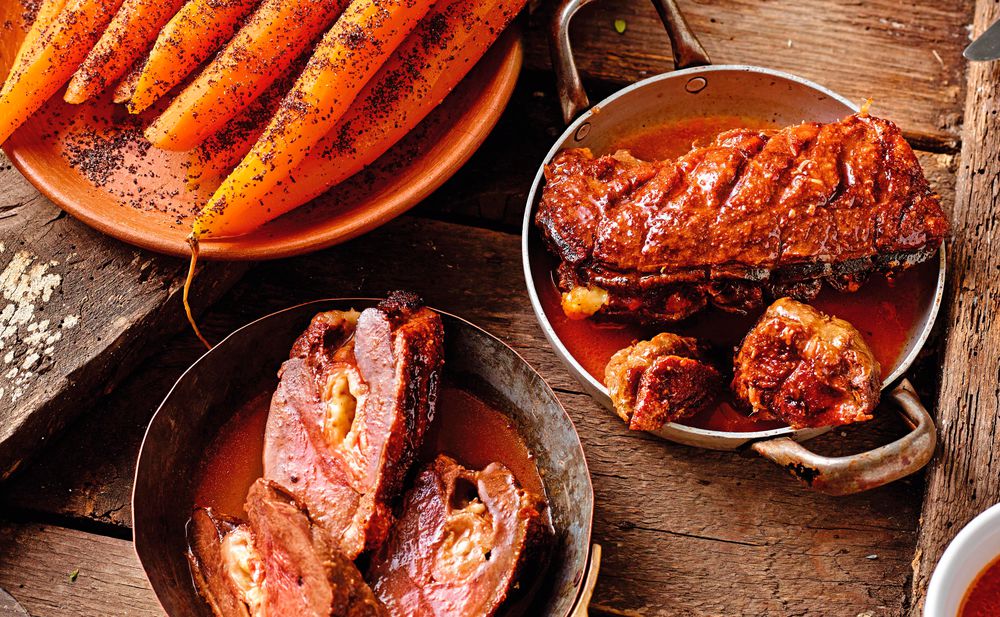 Gefüllte Ganslbrust mit Prosciutto und Parmesan • Rezept • GUSTO.AT