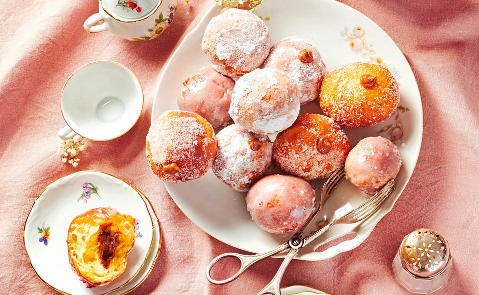 Bomboloni mit Schokokaramell