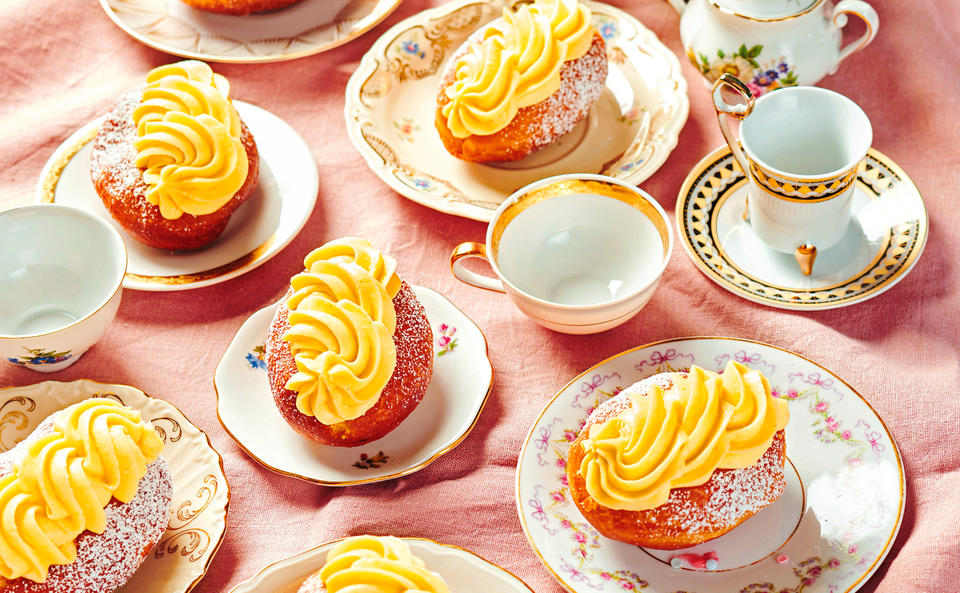 Krapfen mit Crème Mousseline