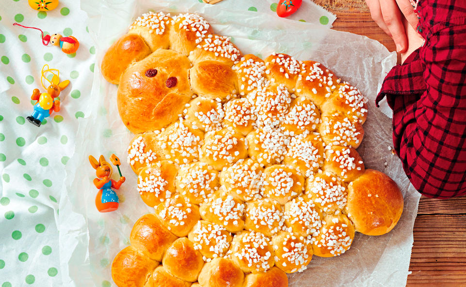 Süßes Osterschäfchen