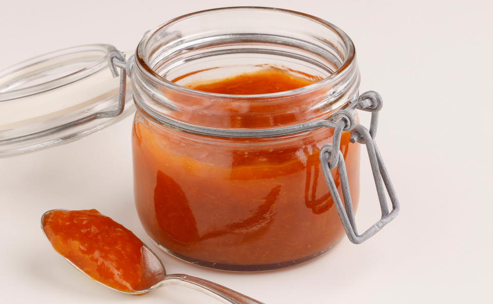 Hausgemachte Marillenmarmelade