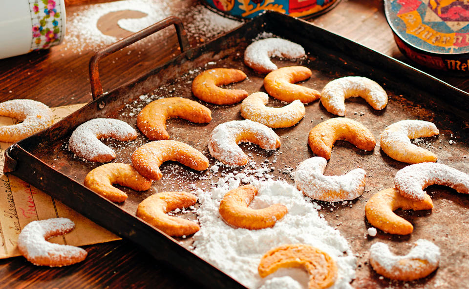 Lebkuchen-Orangen-Kipferl