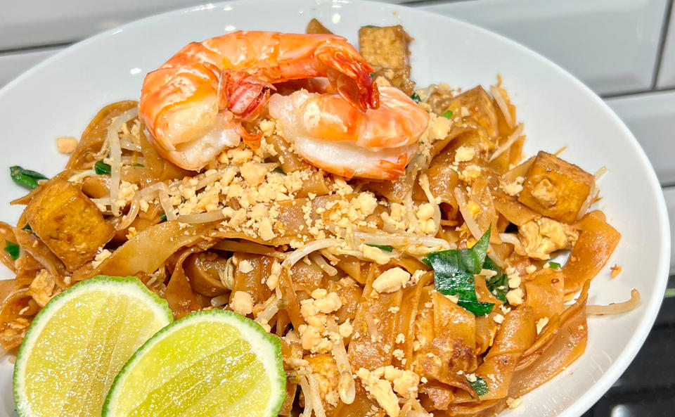 Pad Thai mit Bärlauch