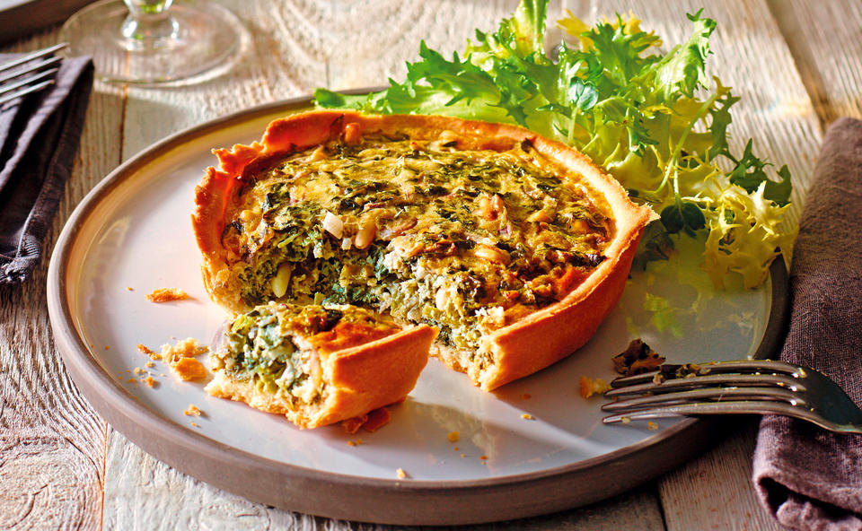 Mini-Spinatquiche mit Feta