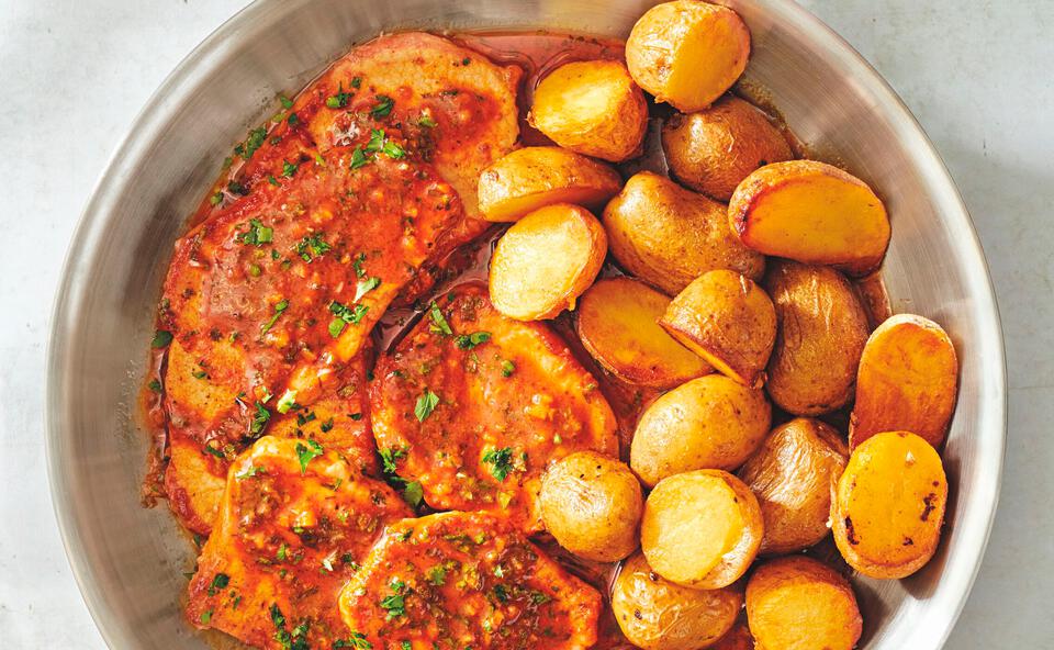 Schnelle Schweinskoteletts