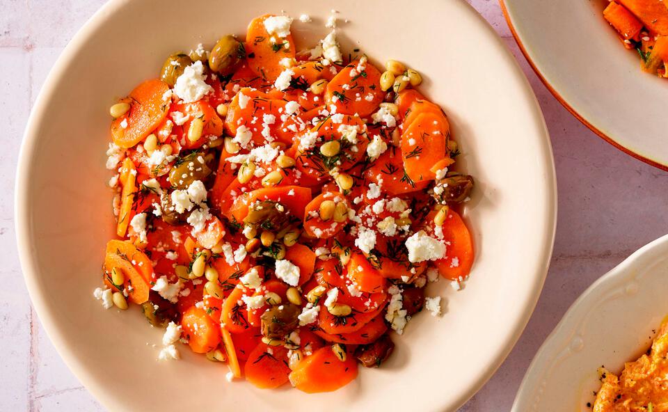 Mediterraner Karottensalat