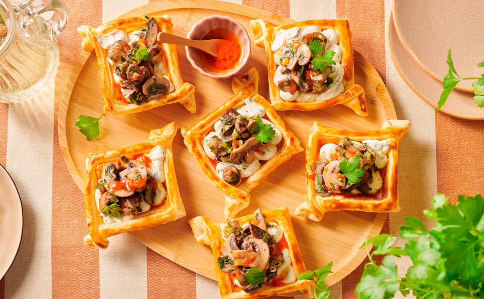 Pilz-Tartelettes