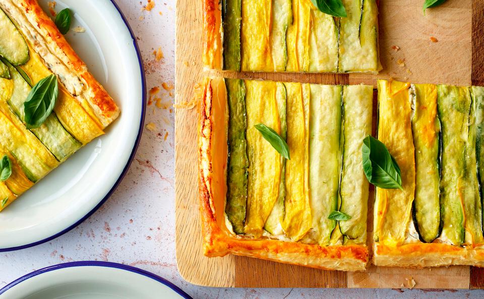 Zucchini-Blätterteig-Tarte