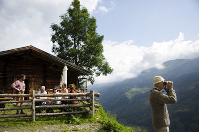 Frühstück auf der Alm