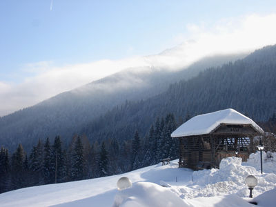 Oben am Berg