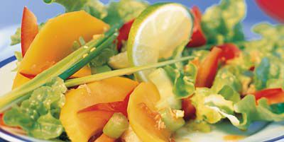 Karibischer Salat mit Mango