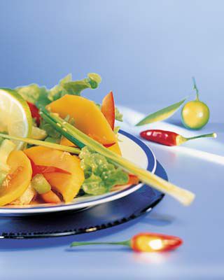 Karibischer Salat mit Mango