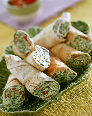 Wrap Kreta mit Spinat und Schafkäse