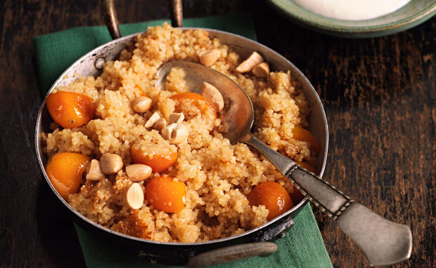 Couscous mit Limetten und Zwergorangen