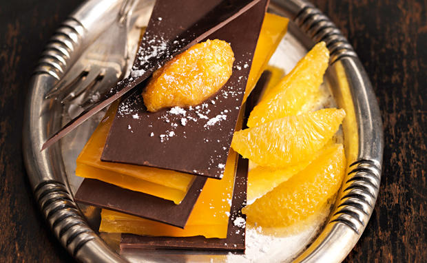 Bild: GUSTO / Eisenhut & Mayer Schokoblätter mit Orangengelee