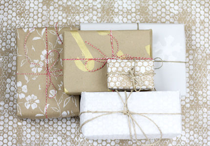 Weihnachtliche Verpackung