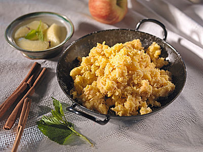 Polenta-Apfelschmarren