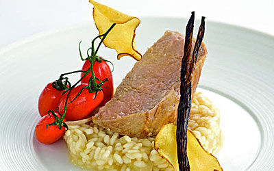 Kalb mit Risotto