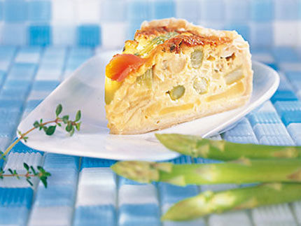 Spargel-Quiche