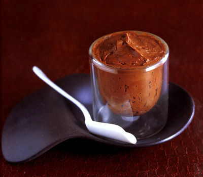 Knusprige Schokoladenmousse