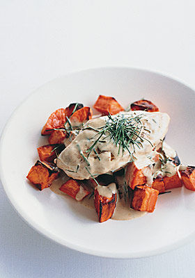 Donna Hay: Grünes Hühnercurry mit Süßkartoffeln