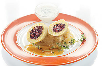 Blunzen-Erdäpfelknödel