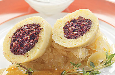 Blunzen-Erdäpfelknödel