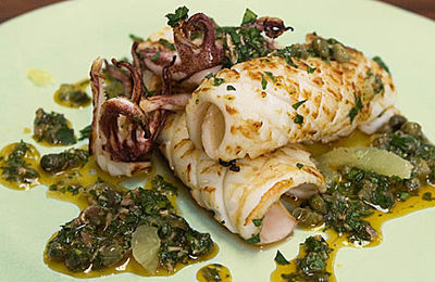 Valentine Warner: Tintenfisch mit Salsa