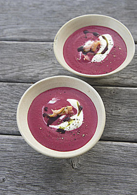 Rote- Bete-Meerrettich-Suppe