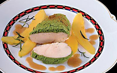 Hühnerfilet mit Korianderkruste