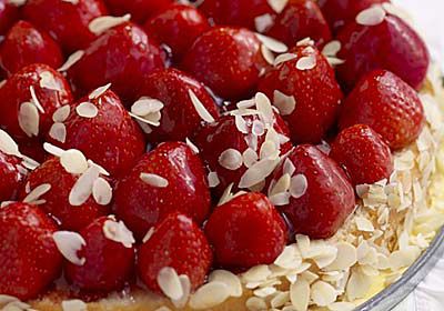 Sommerlicher Erdbeerkuchen