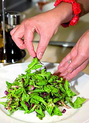 Mein Geheimrezept: Rucola-Pilz-Salat