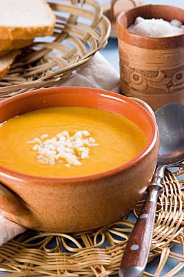 Ssup-pjuré is morkówi - Karottenpüreesuppe