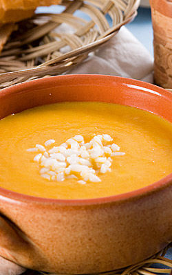 Ssup-pjuré is morkówi - Karottenpüreesuppe