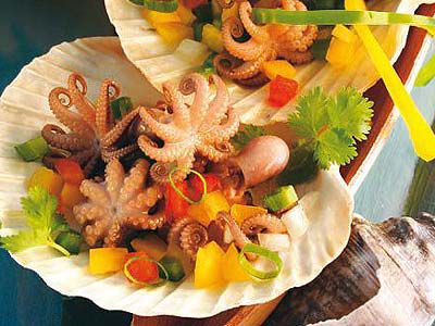 Vinagrete de polpo - Tintenfisch-Vorspeise