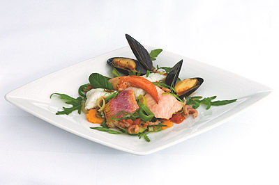 Sylter Fischersalat mit Algen