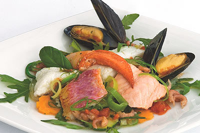 Sylter Fischersalat mit Algen